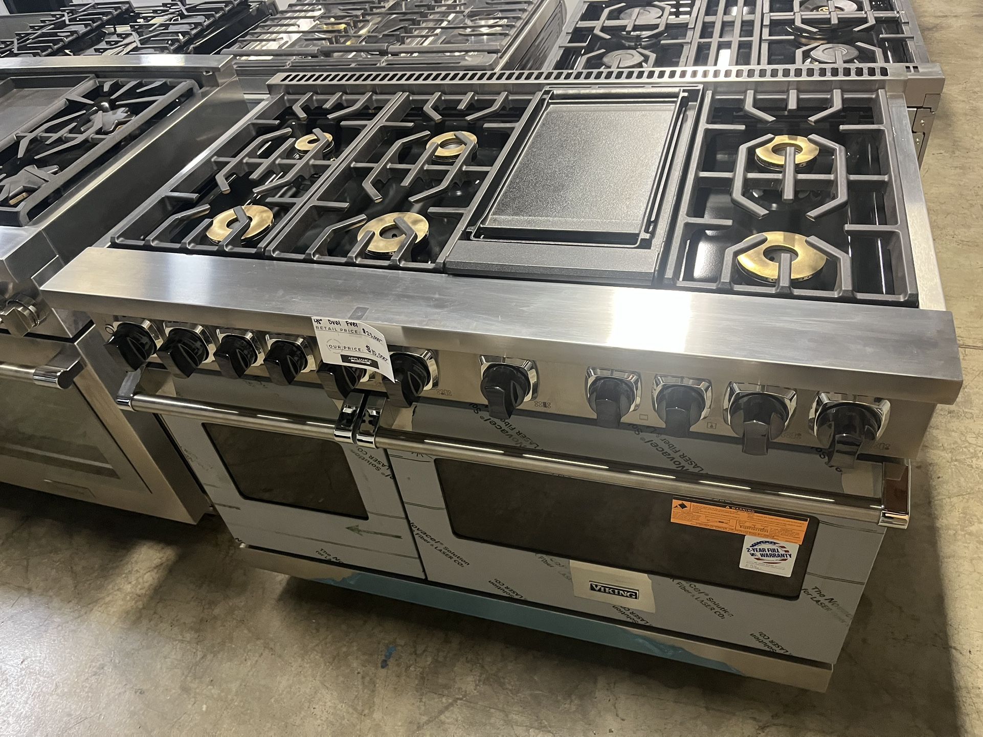 VIKING DUAL FUEL RANGE 7 SERIES 48 INCH WIDE