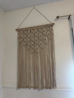 Large Handmade Macramé Wall Hanging – Boho Home