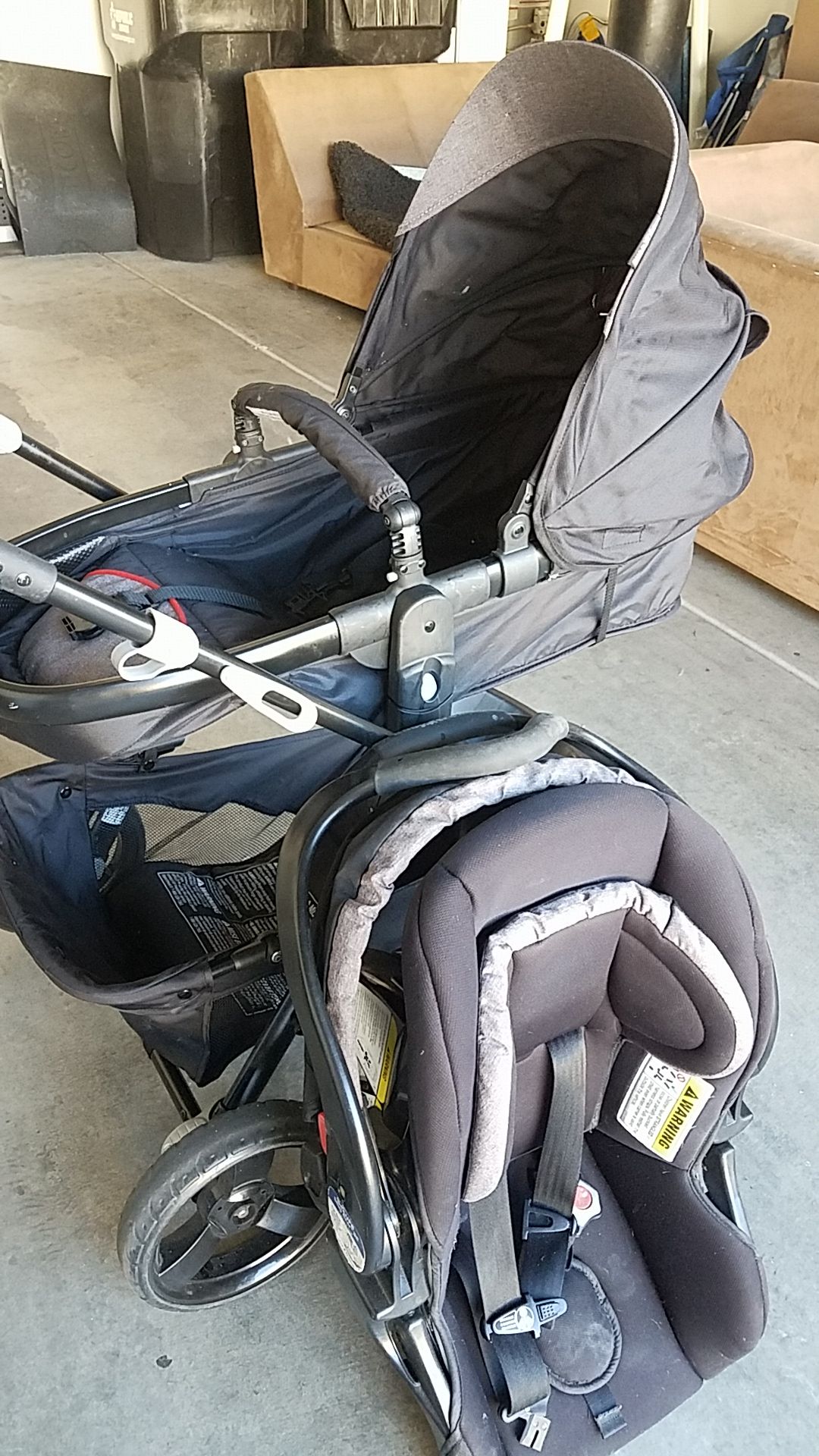 Stroller and car seat