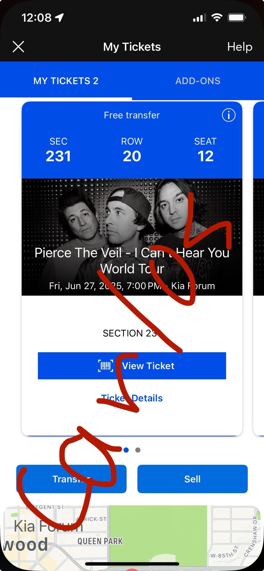 Pierce the veil Kia Forum June 27