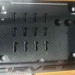 CORVETTE Plate Frame With Mounting Hardware 
