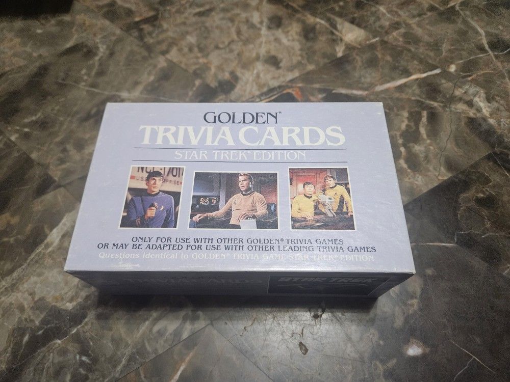 Golden Trivia Cards Original Star Trek Edition