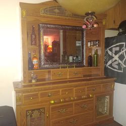 Wood  Hutch