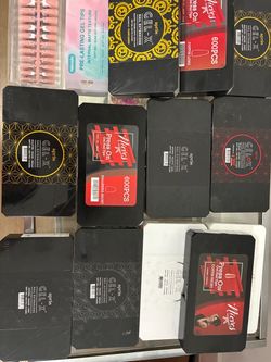 Cajas de Press on, (soft gel)