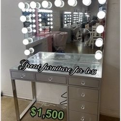 Vanity With Bluetooth Mirror Brand New