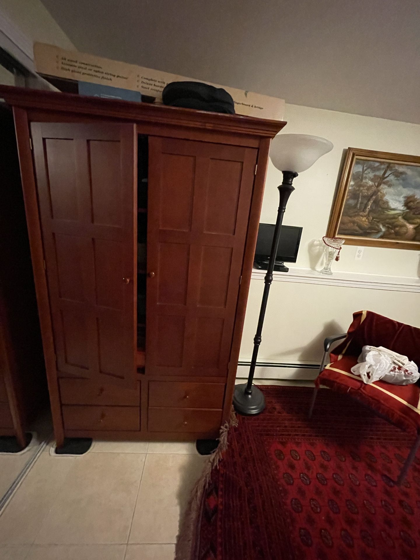 Armoire, Wardrobe, Closet In Excellent Condition