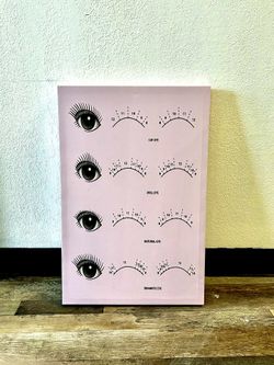 Used Lash Canvas Display