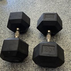 80lb Dumbells 