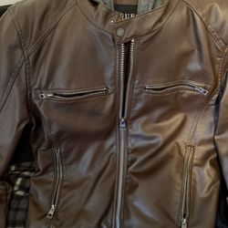 Men Leather Biker Jacket