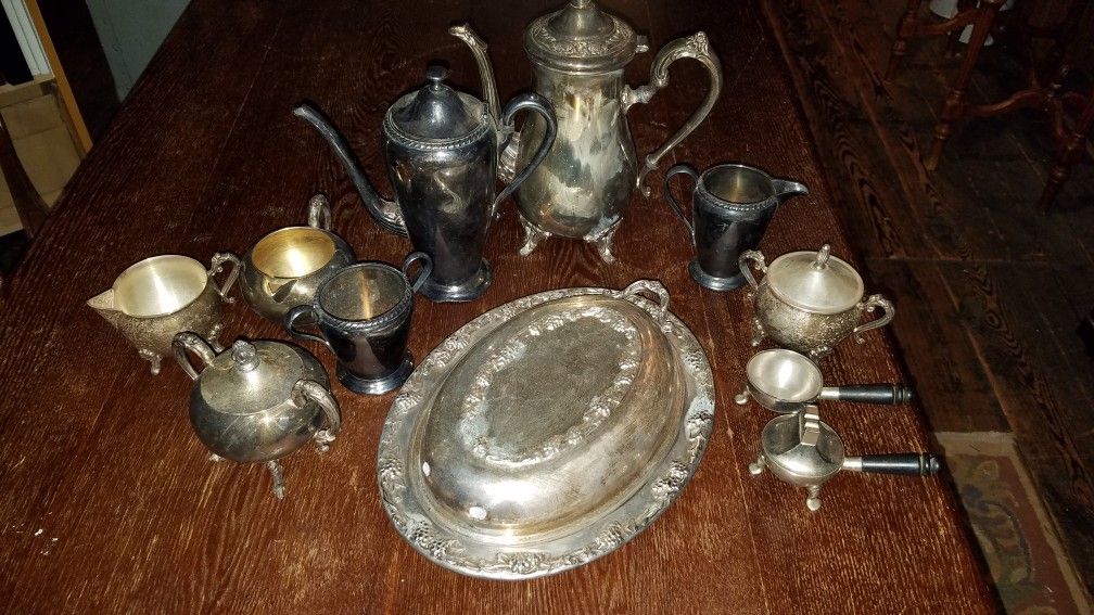 Vintage Silver and Silver Plate pieces
