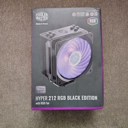Cooler Master Hyper 212 RGB Black Edition CPU Cooling Fan