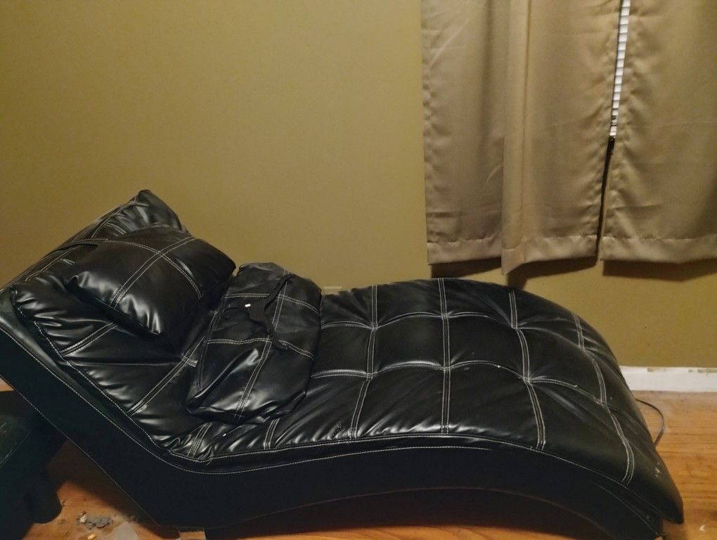 Two Little Side Leather Couches