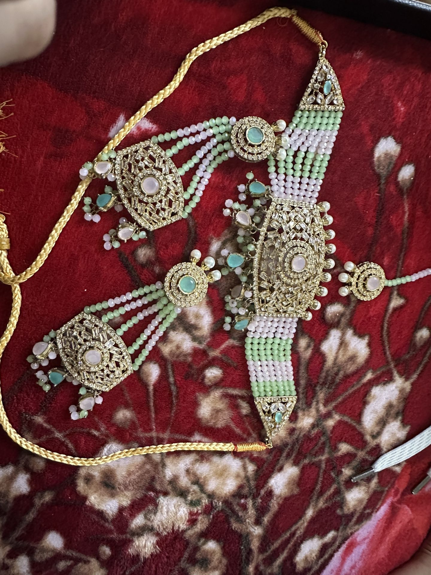 Anitique Polish Choker Jewlery Set