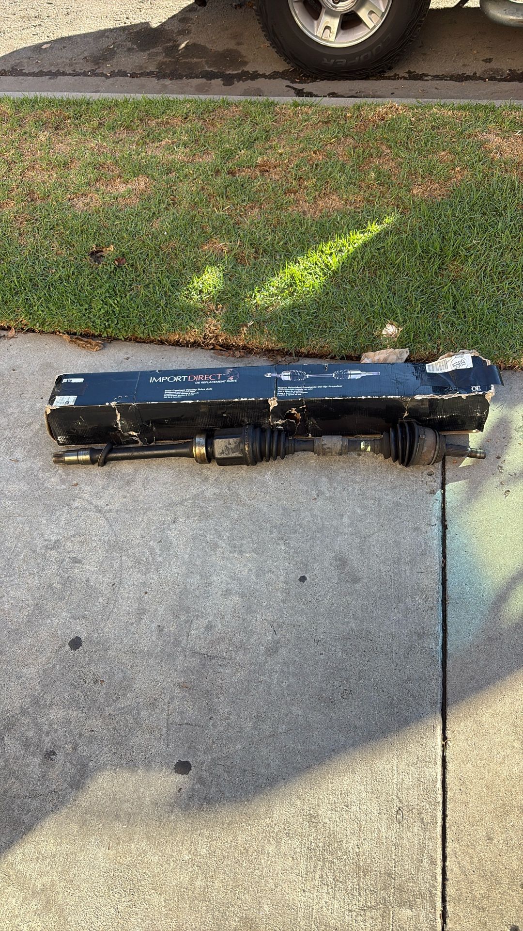 2002 Toyota Camry LE passenger side Axel