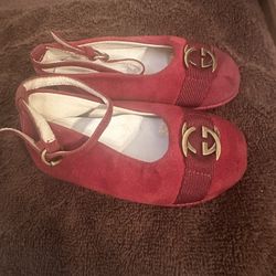 Baby Gucci Flats Red New Born