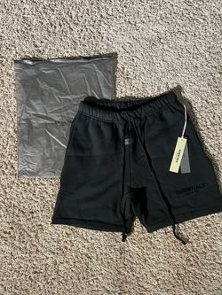 Fear of god essential black shorts