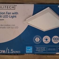 Bathroom Fan With Led Light