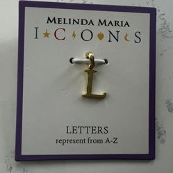 L letters pendant 