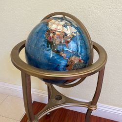 Gemstone Standing Globe Alexander Kalifano