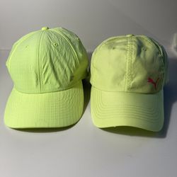 Available: Unisex Russel Athletics And women’s Puma caps/ snap backs . One size fits all.