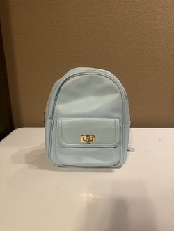Light Blue Mini Backpack