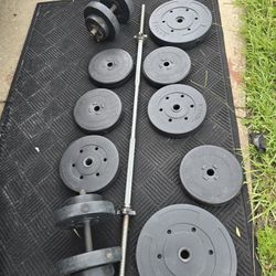 Weight Plates & Bar 