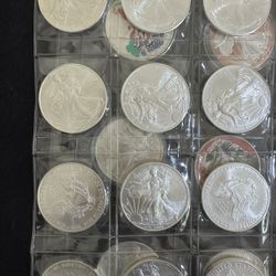 1oz Silver Eagles One Ounce .999  US Buffalo Kookaburra 