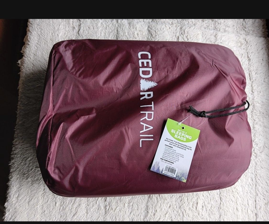 Set If 2 Sleeping Bags New!