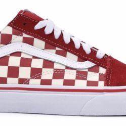 Vans Old Skool Checkered Red 