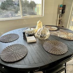 Dining Table - Solid Pine Wood- Extendable