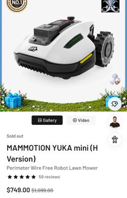 Mammotion YUKA Mini H Version Robot Lawn Mower