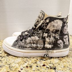 ZIPZ Shoe Fury HIGH TOP  Horror Characters Men’s SIZE 9.5