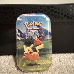 Pokémon “Acsended Hero” Pikachu Tepig Tin