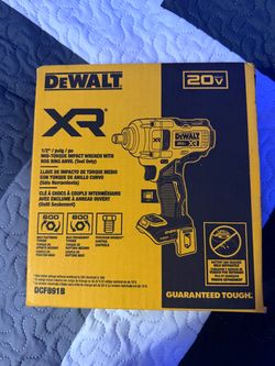 Dewalt 20V MAX XR Cordless 1/2 in. Impact Wrench (Tool Only)
