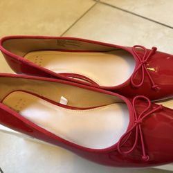 A NEW DAY JOY RED PATENT SHOES - SIZE 8.5