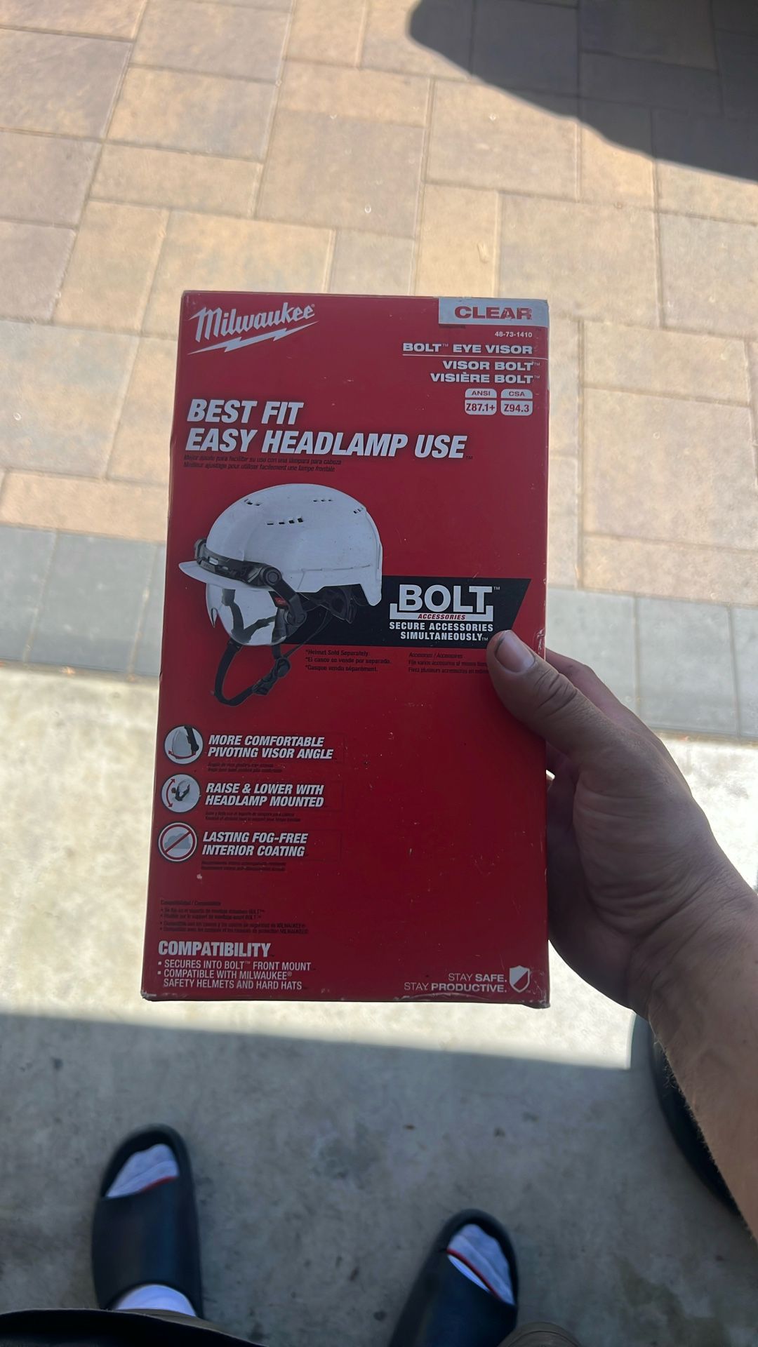 Milwaukee Face shield
