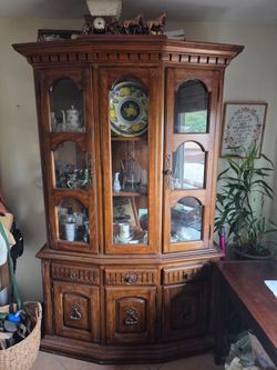 Large Vintage Hutch 7ft×4.5ft 14"/17"deep Holds A Lot!