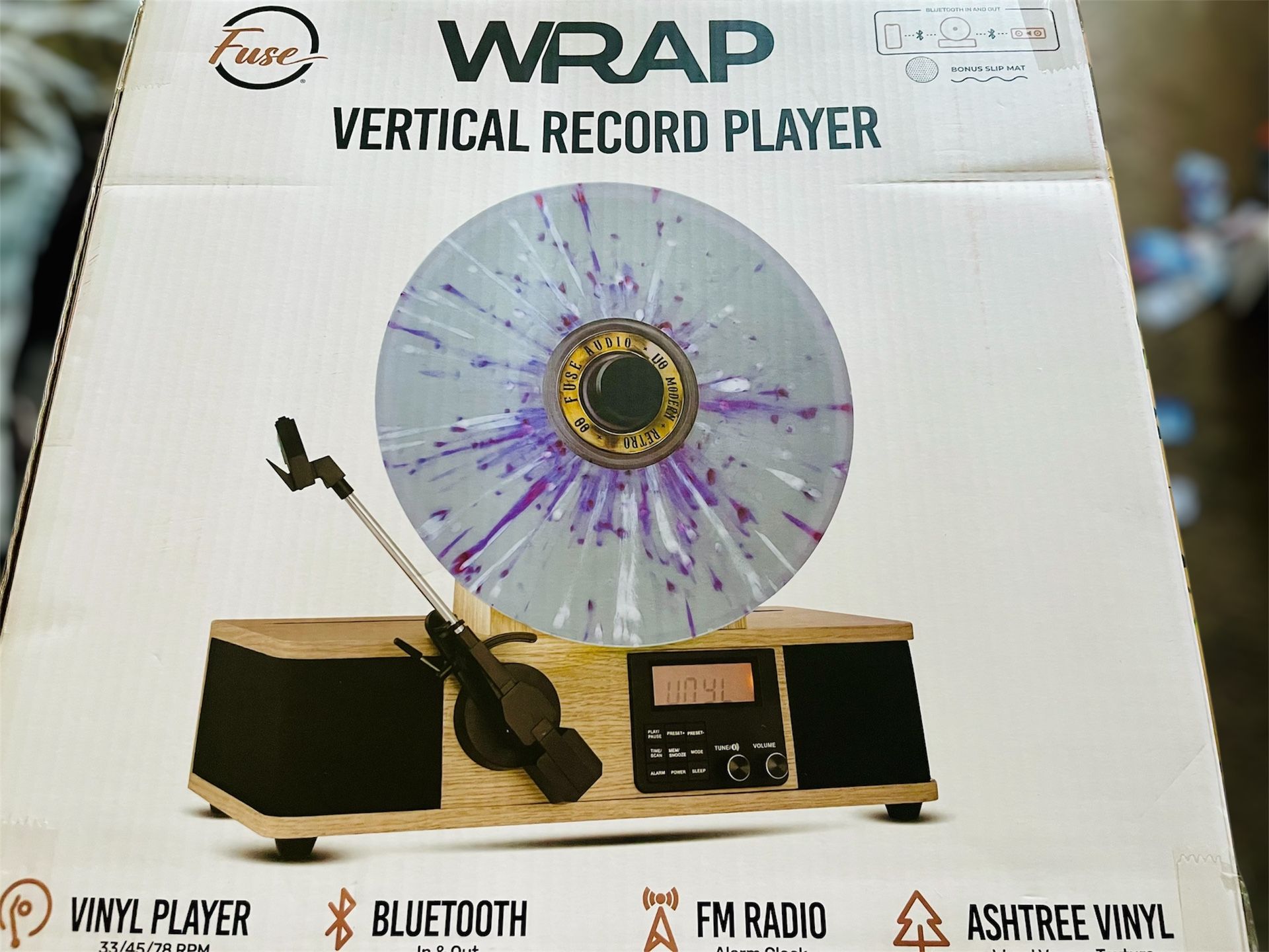 Vertical Vinyl Record Player