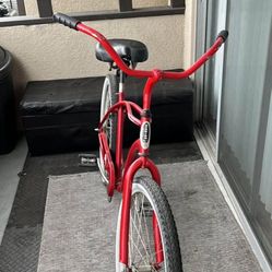 Red Beach Cruiser