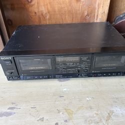 Sony Dual Cassette Tape Deck