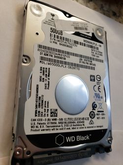 WD Black WD5000LPLX 500GB 5400RPM 2.5" SATA Thin Laptop Hard Drive