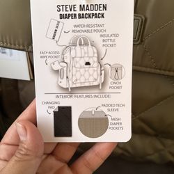 Backpack diaper bag steve madden sale
