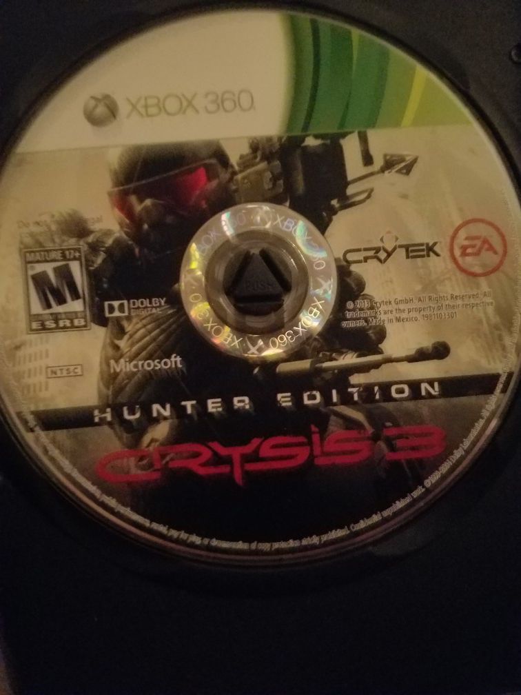 Crysis 3 Xbox 360 game