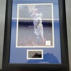 Autographed Tracy Mcgrady photo with coa mint pet SMOKE KID FREE Home