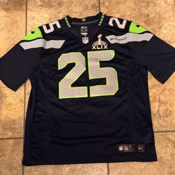 Seattle Seahawks Richard Sherman #25 Nike On Field Jersey – Size XL