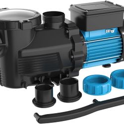 In/Above Ground Pool Pump, High Flow Powerful Self Priming Pool Pump with Timer,1.5 HP 5400GPH 115V -1