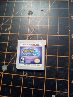 Pokemon  moon  3ds no box