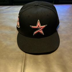 Hat Club Pink And Black Astros Hat 