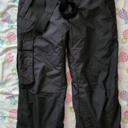 SUSPENDER SNOW PANTS SIZE SMALL MEN