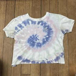 Tie Dye Cropped T - Shirt